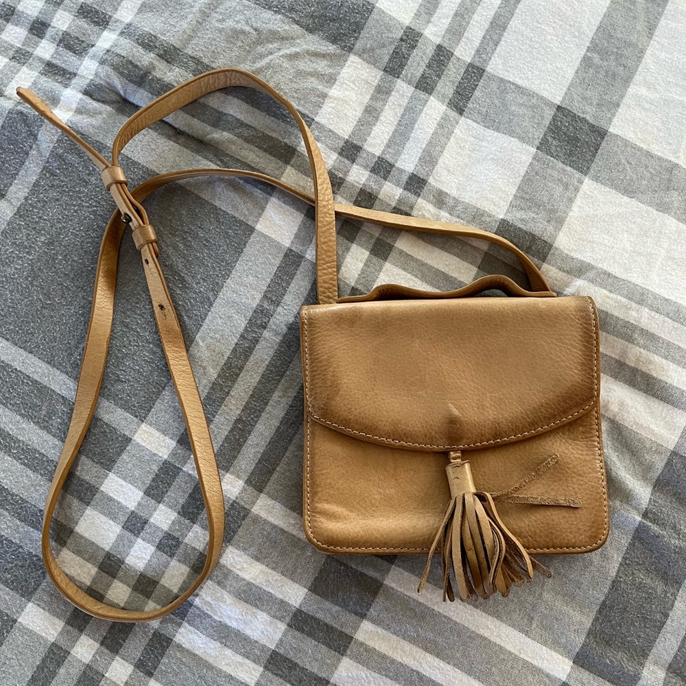 Lucky brand crossbody genuine leather top grain leather bag purse